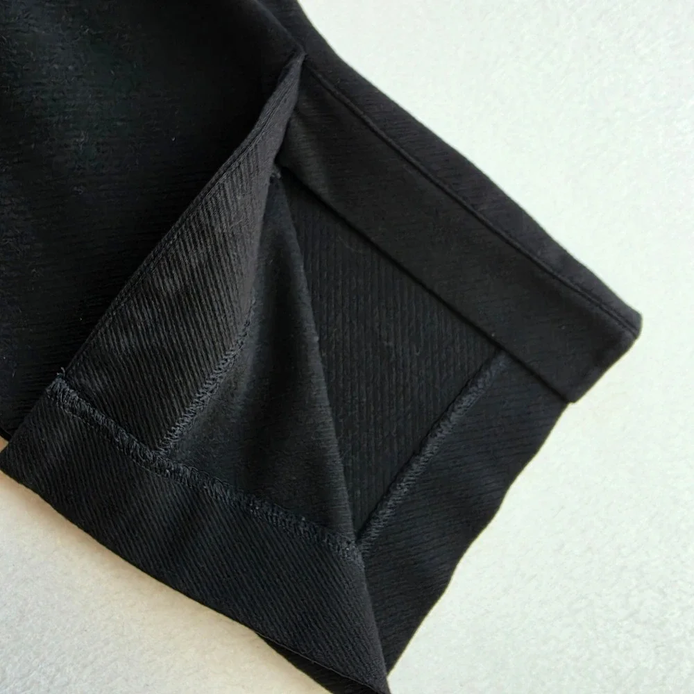 Cabi Maestro Ankle Pants Black Trousers Style 3922 Snap Button Detail Womens 16